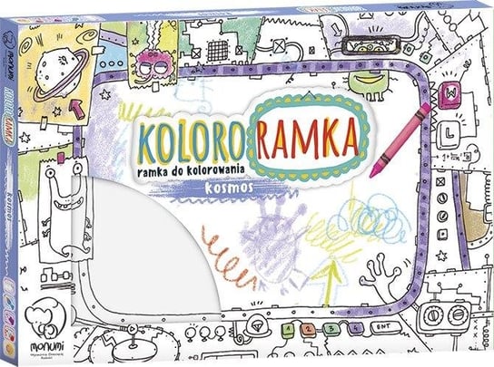 Monumi, zestaw kreatywny Kolorowanka Ramka Do Zawieszenia - Kosmos Monumi