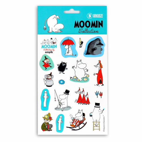 Moomin Collection, naklejki, 3 szt. Empik