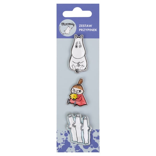 Moomin, zestaw przypinek, 3 sztuki Empik
