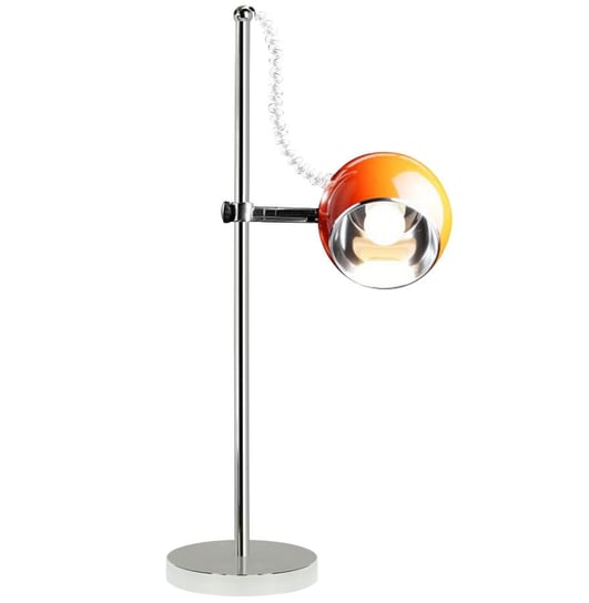 MOON metalowa lampka biurkowa k. pomarańczowy Kokoon Design