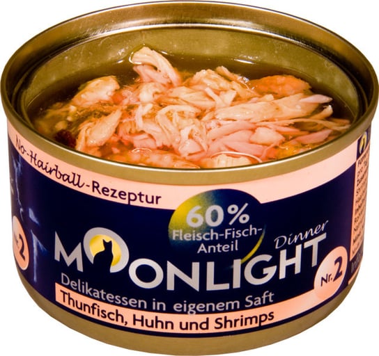 Moonlight Dinner 2 Sos Tuńczyk Kurczak Krewetki 80G Moonlight