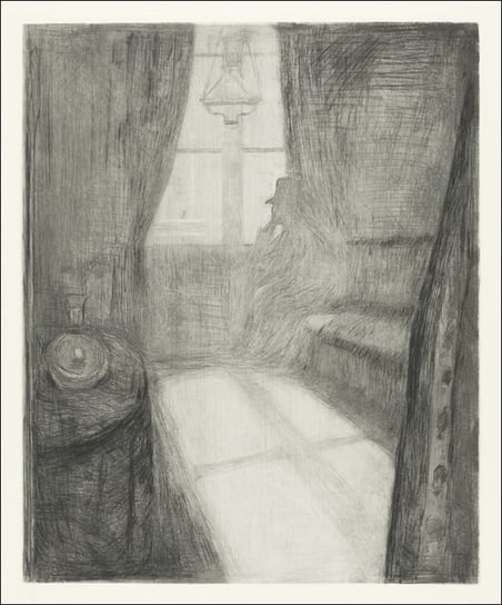 Moonlight. Night in Saint Cloud (1895), Edvard Mun / AAALOE Inna marka