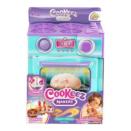 Moose, Cookeez Makery, Pieczone bułeczki, chlebusie,Pluszaki, 3 wzory Moose