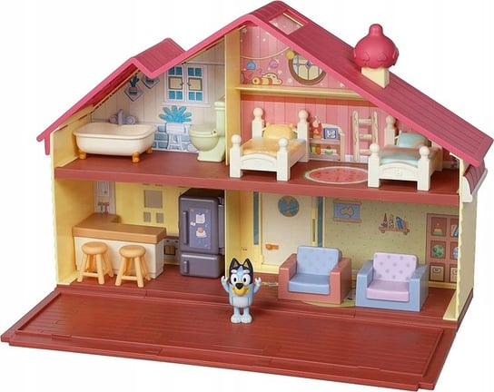 Moose Toys, Bluey's domek rodzinny z akcesoriami + figurka Bluey Moose