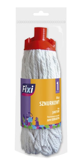 Mop do podłogi sznurkowy fixi, standard, biały Fixi