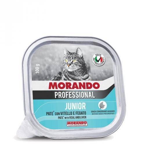 Morando Pro Kot Junior pasztet Z Cielęciną I Wątróbką 100g MORANDO