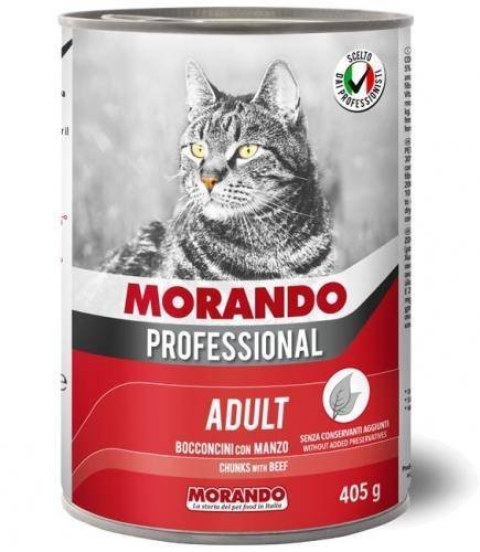 Morando Pro Kot Kawałki Z Wołowiną 405G MORANDO