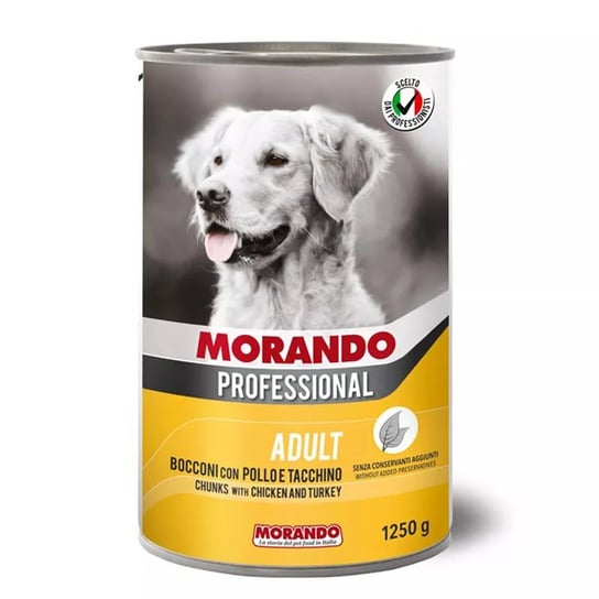 Morando Pro Pies Kawałki Z Kurczakiem I Indykiem 1250G MORANDO