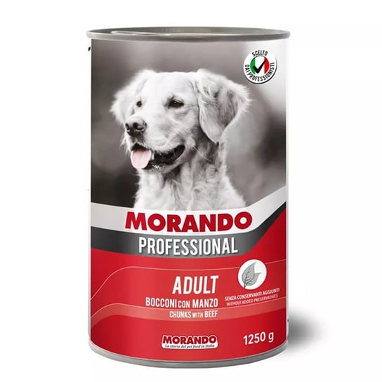 Morando Pro Pies Kawałki Z Wołowiną 1250G MORANDO