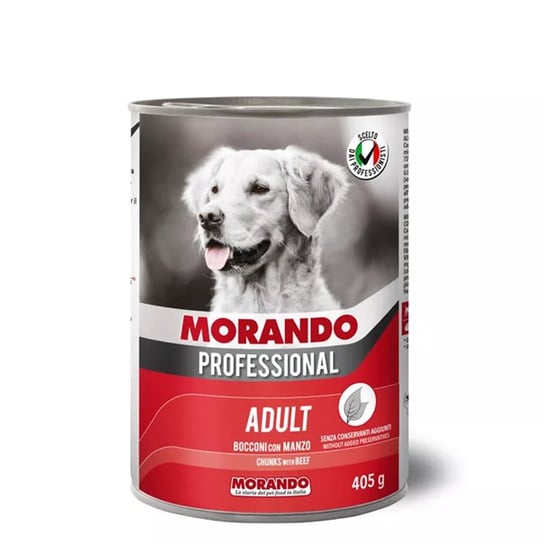 Morando Pro Pies Kawałki Z Wołowiną 405G MORANDO