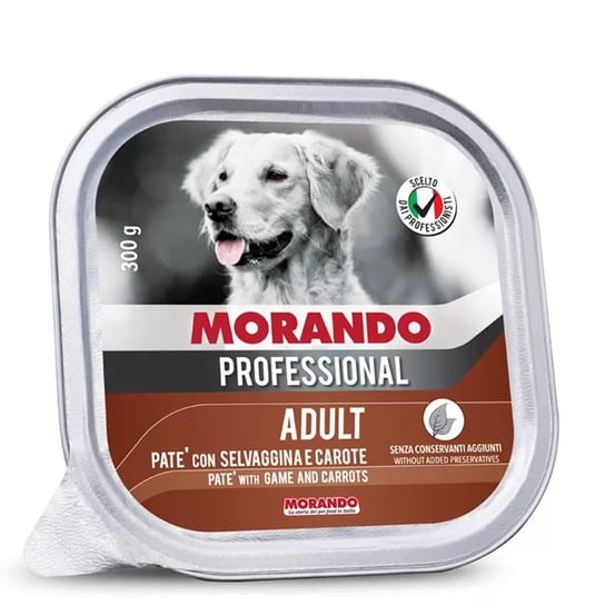 Morando Pro Pies Pasztet Z Dziczyzną I Marchewką Tacka 300G MORANDO