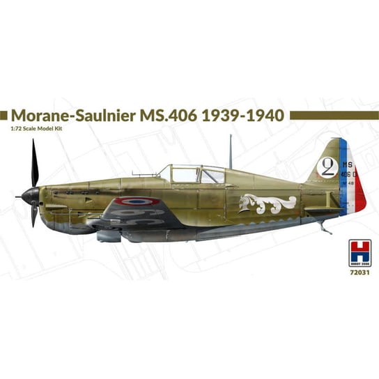 Morane-Saulnier Ms.406 1939-40 1:72 Hobby 2000 72031 Hobby 2000