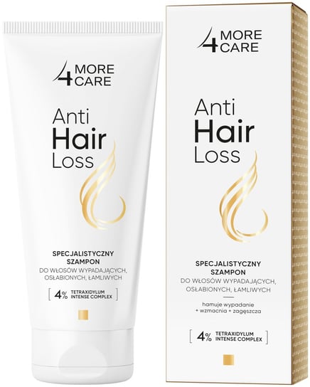 More4care Anti Hair Loss, Specjalistyczny Szampon Do Włosów Wypadających, Osłabionych, 200 Ml More4Care