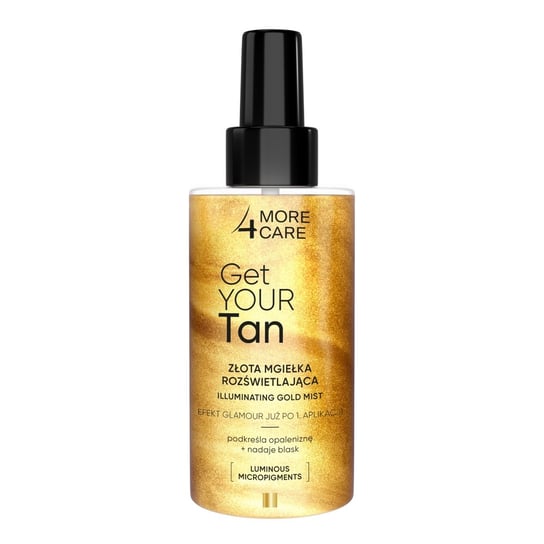 More4Care Get Your Tan Złota mgiełka rozświetlająca 150 ml More4Care