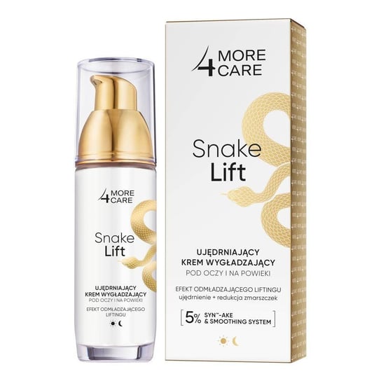More4Care Snake Lift Ujędrniający krem wygładzający pod oczy i na powieki 35 ml More4Care