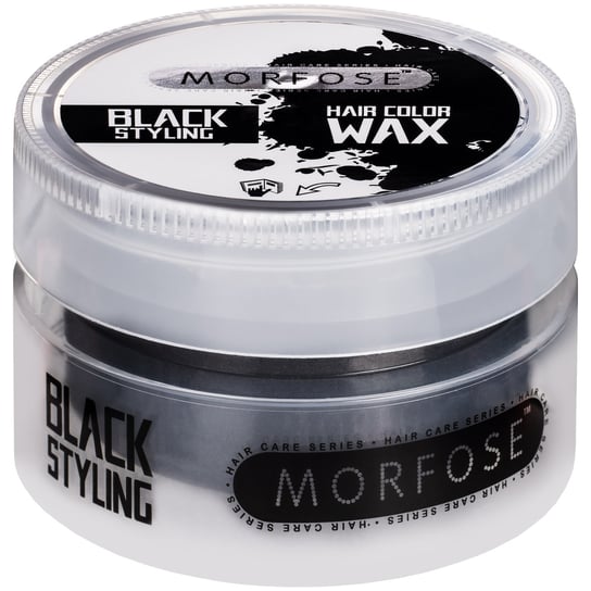 Morfose Hair Color Wax Black Profesjonalny koloryzujący wosk do stylizacji włosów 100ml Morfose
