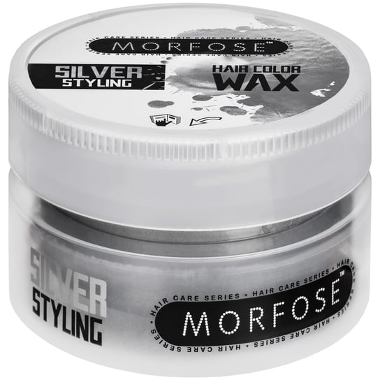 Morfose, Hair Color Wax Silver, Profesjonalny wosk do stylizacji włosów, 100 ml Morfose