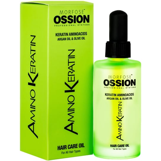 Morfose, Ossion, Amino Keratin Hair Care Oil, keratynowe serum do włosów zniszczonych, 100 ml Morfose