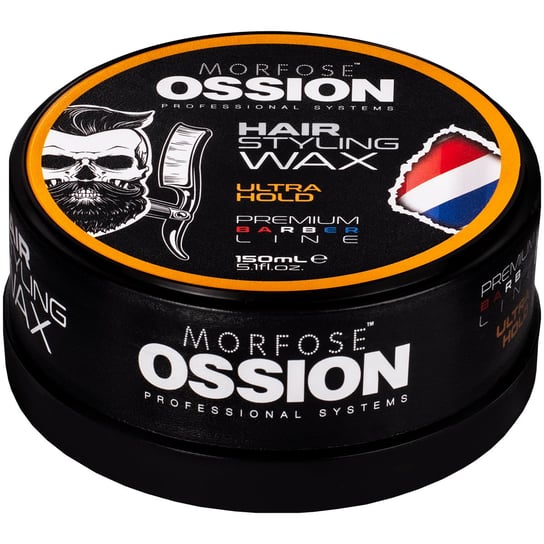 Morfose, Ossion Hair Styling Wax Ultra Hold, Mocno utrwalający żel do stylizacji włosów dla mężczyzn, 150 ml Morfose