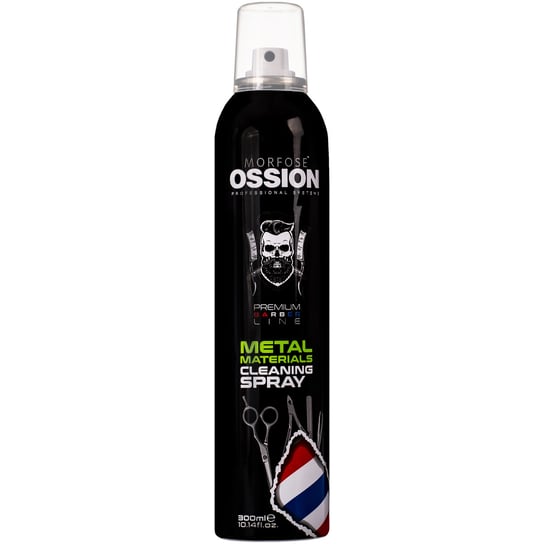 Morfose, Ossion Metal Materials Cleaning, Spray do czyszczenia narzędzi fryzjerskich chroniący przed rdzą, 300 ml Morfose
