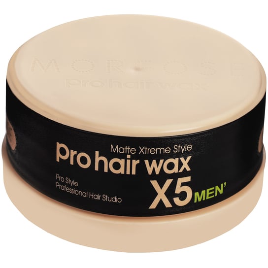 Morfose Pro Hair Wax X5 Matowy, mocny wosk do stylizacji włosów, nie skleja, nie pozostawia osadu, łatwo się zmywa, 150 ml Inna marka