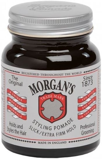 Morgan`S, Styling Pomade Extra Firm Hold, Wygładzająca mocno utrwalająca pomada do stylizacji włosów, 100 g Morgan's