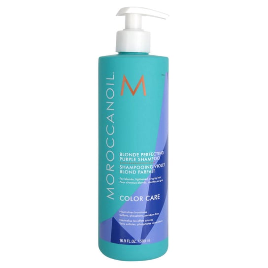 Moroccanoil Blonde  Perfecting Purple Shampoo Szampon do Włosów Blond Neutralizujący Żółte Odcienie 500ml Moroccanoil