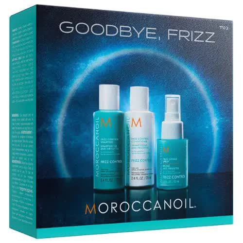 Moroccanoil, Frizz Control, Zestaw Kosmetyków Zwalczający Puszenie Się I Elektryzowanie Włosów, 7 Szt. Moroccanoil