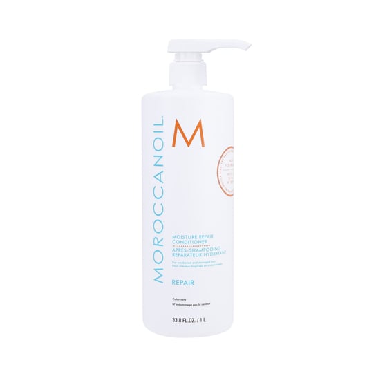 Moroccanoil moisture repair, Odżywka do włosów słabych i zniszczonych o działaniu nawilżająco-odbudowującym 1000 ml Moroccanoil