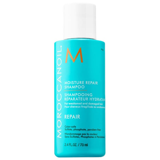 MoroccanOil Moisture Repair, Organiczny szampon regenerująco-nawilżający do włosów zniszczonych 70ml Moroccanoil