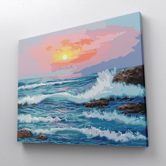 Morskie fale - Malowanie po numerach 50x40 cm ArtOnly