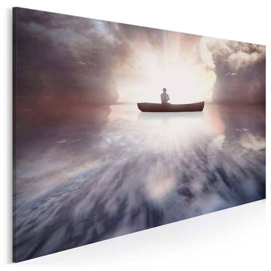 Morskie opowieści - nowoczesny obraz na płótnie - 120x80 cm VAKU-DSGN Nowoczesne obrazy