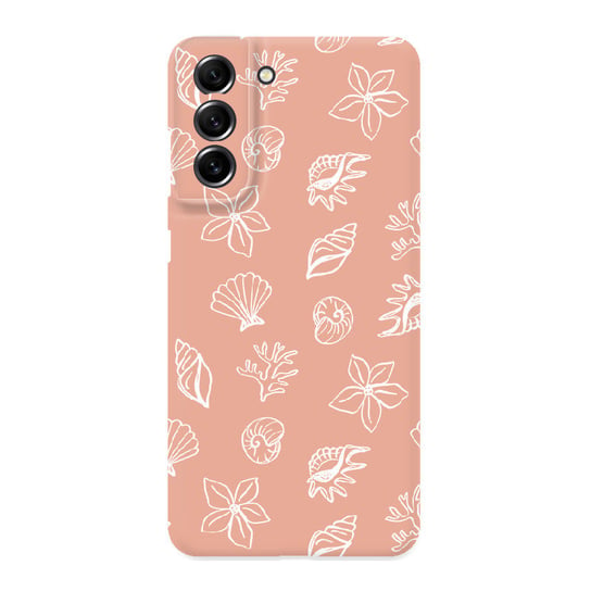 Morskie opowieści W - Galaxy S22 Plus Etui matowe brzoskwiniowy róż [TIF 31E] PieceofCase