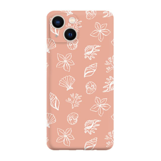 Morskie opowieści W - iPhone 13 Etui matowe brzoskwiniowy róż [TIF 31E] PieceofCase