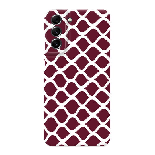 Morskie Sploty W - Galaxy S22 Plus Etui Matowe Bordo [Tif 29E] PieceofCase