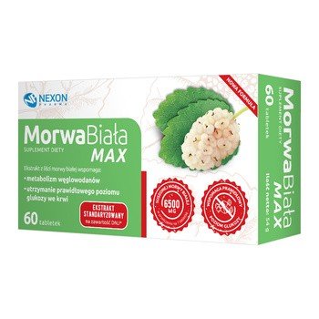Morwa Biała Max, Suplement diety, 60 tabletek Vita Max