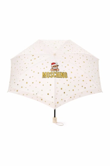 MOSCHINO PARASOLKA BEŻOWA SKŁADANA W GWIAZDKI I MISIA I4A Moschino