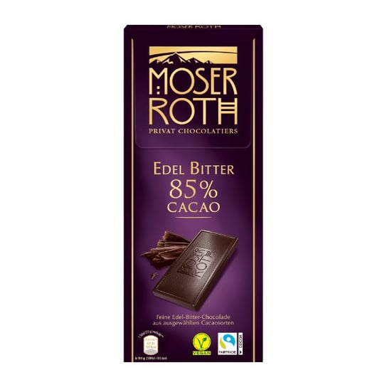 Moser Roth Czekolada Gorzka 85% Cacao 125 g Inna marka