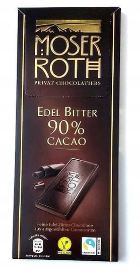 Moser Roth Czekolada Gorzka 90% Cacao 125 g inna (Inny)