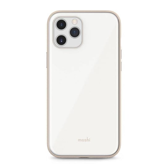 Moshi iGlaze - Etui iPhone 12 Pro Max (system SnapTo) (Pearl White) Moshi