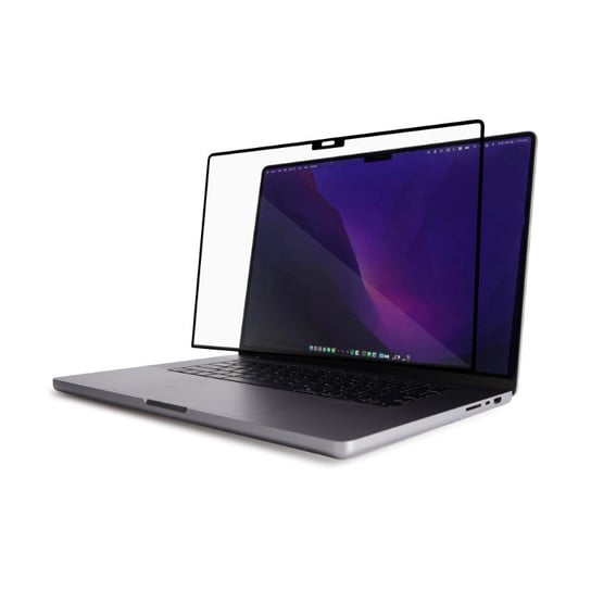 Moshi iVisor XT - Folia ochronna na ekran MacBook Pro 16" (M1, 2021) (czarna ramka) Moshi
