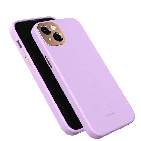 Moshi Napa Slim Magsafe - Skórzane Etui Iphone 14 Plus (Lavender Purple) Moshi