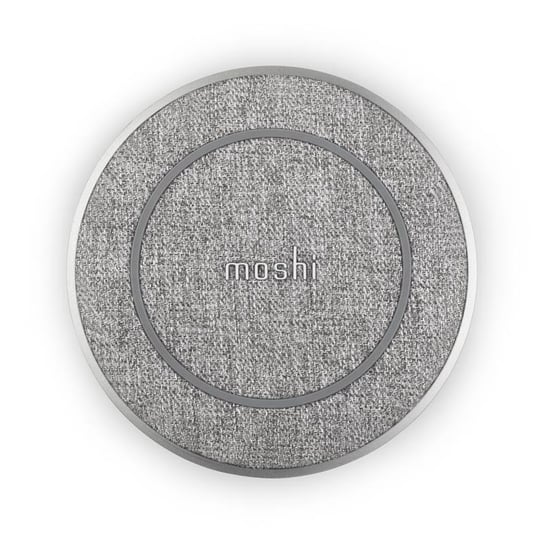 Moshi Otto Q Wireless Charging Pad - Bezprzewodowa ładowarka indukcyjna Qi do iPhone i Android (Nordic Grey) Moshi