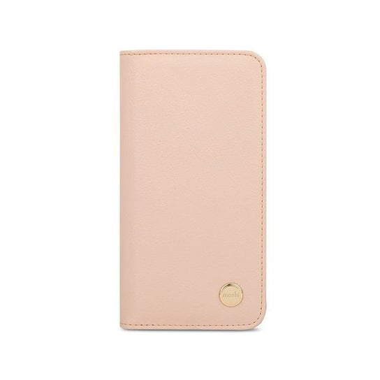 Moshi Overture - Etui 3w1 iPhone 12 Mini z kieszeniami na karty + stand up (system SnapTo) (Luna Pink) Moshi
