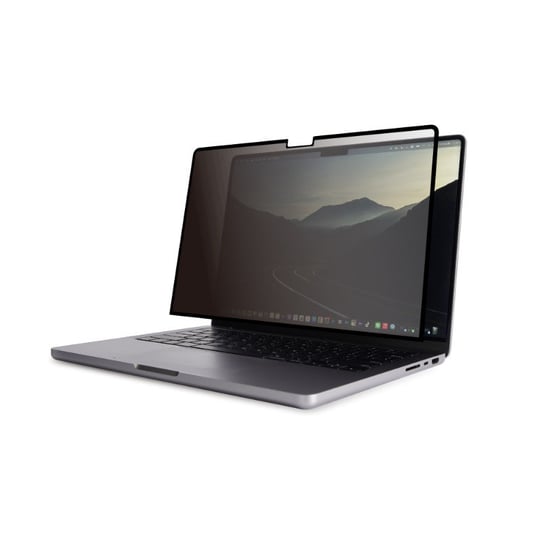 Moshi Umbra - Folia ochronna na ekran MacBook Pro 14" (M1, 2021) z filtrem prywatyzującym (czarna ramka) Moshi