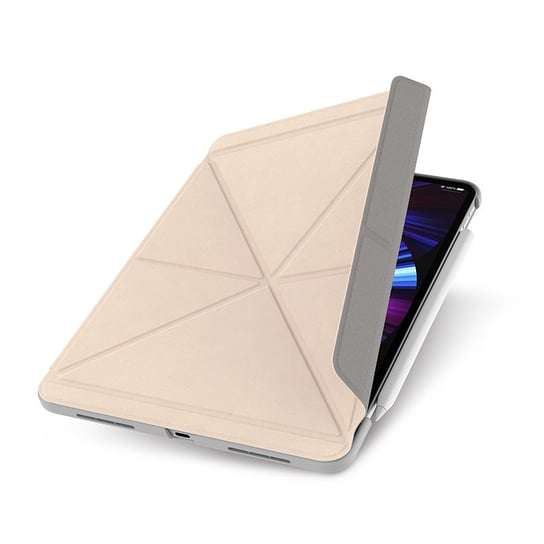 Moshi VersaCover – Etui origami iPad Pro 11” (2022/2018) (Savanna Beige) Moshi