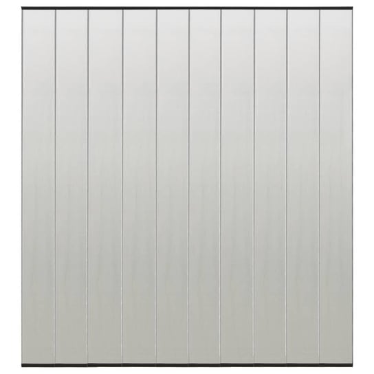 Moskitiera na drzwi, 10-panelowa, czarna, 240x240 cm vidaXL