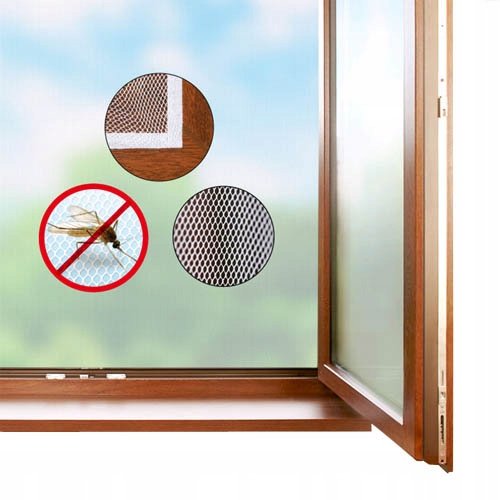 Moskitiera okienna, siatka na owady, komary 150x130 cm Home Life