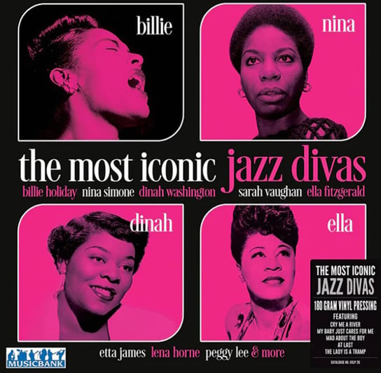 Most Iconic Jazz Divas (Limited Edition) Simone Nina, Fitzgerald Ella, Holiday Billie, Washington Dinah, James Etta, Sarah Vaughan
