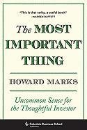 Most Important Thing Marks Howard